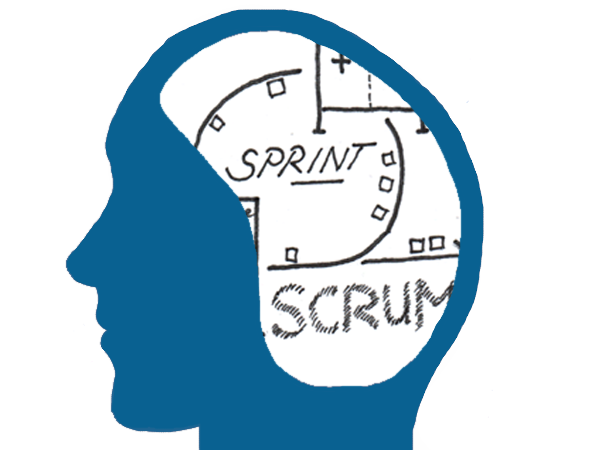 Illustration von Trainings für Lean und Agilität.