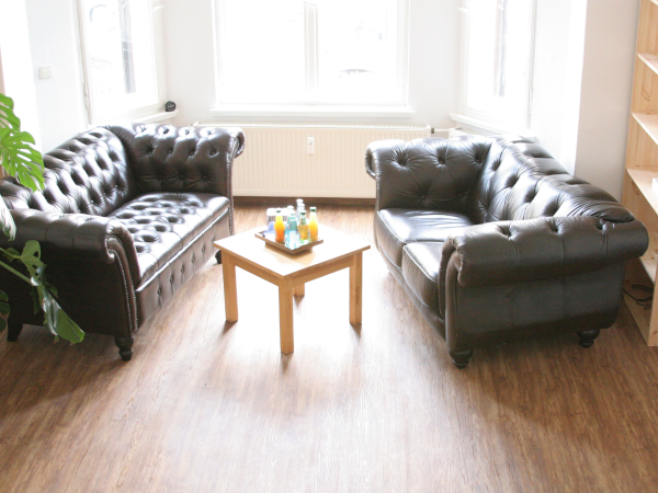 Coaching-Raum der ANKE HOFMANN GmbH & Co. KG in der Kreuzstraße 10, Leipzig.